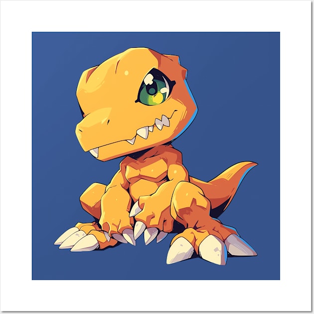 agumon Wall Art by peterdoraki